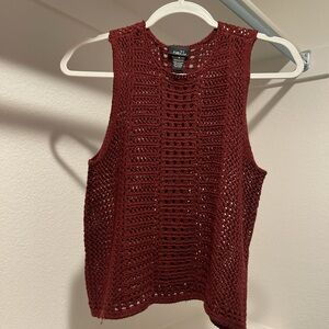 Rue21 Burgundy Knit Tank Top